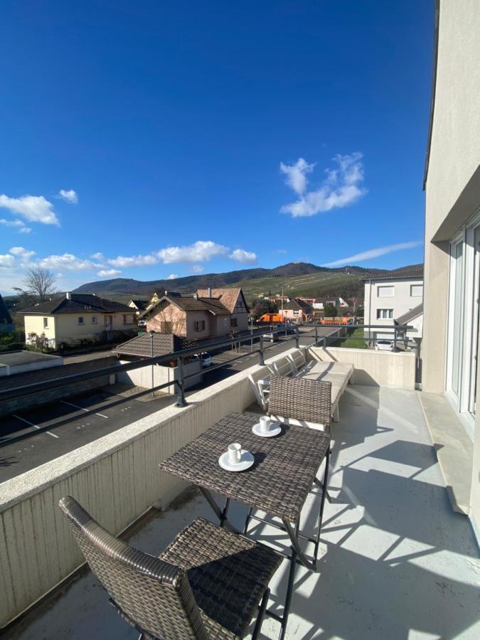 A2 Pas De Colmar Terrasse,Parking Apartman Wintzenheim Kültér fotó