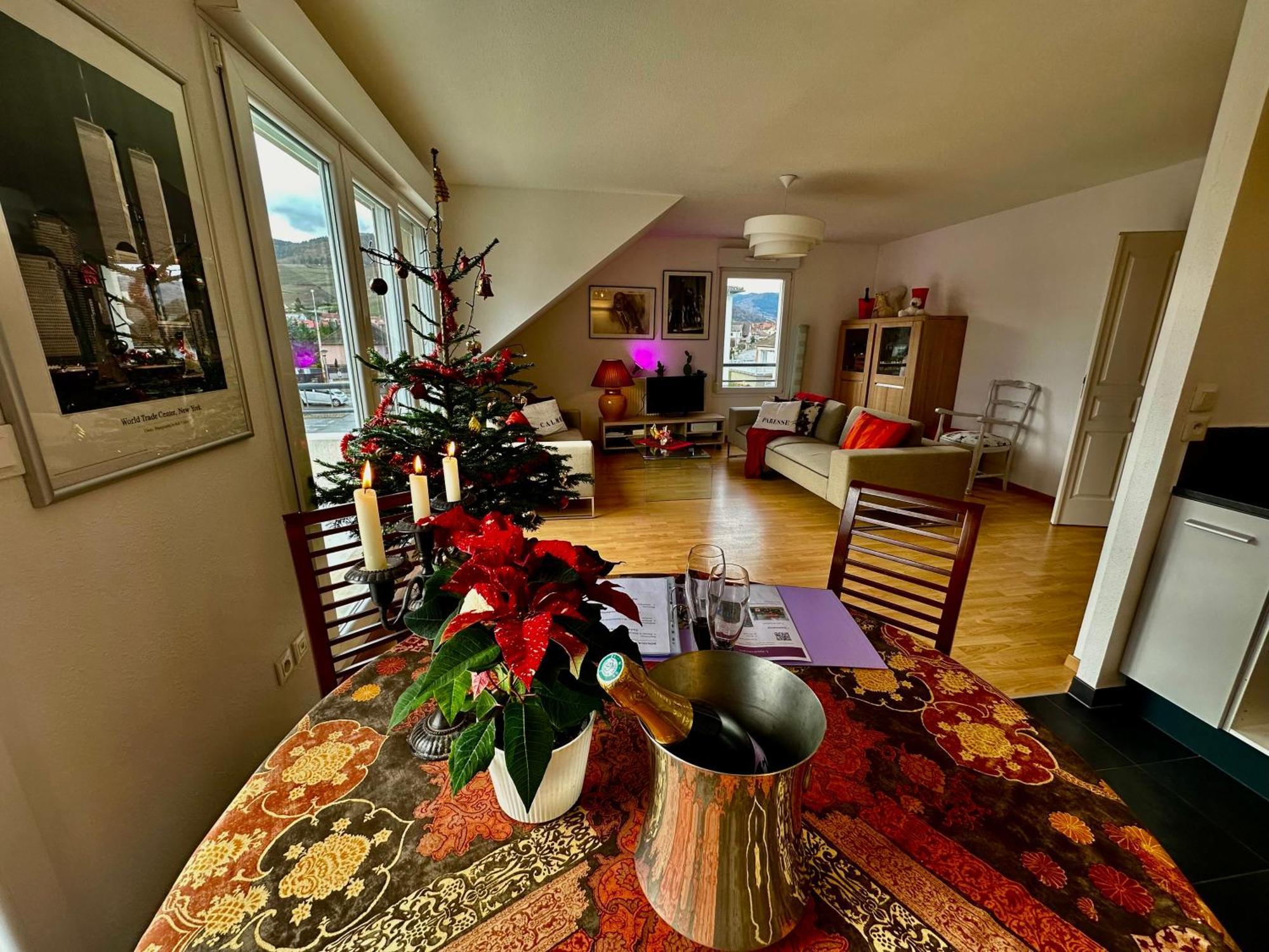 A2 Pas De Colmar Terrasse,Parking Apartman Wintzenheim Kültér fotó